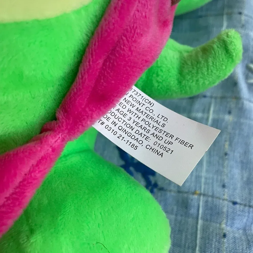 2 Adorable Plush Turtles Pink and Green